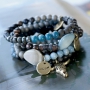 Go for a striking winter look with our shell beads in gorgeous colours and different shapes!