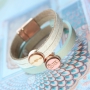Create super trendy jewellery with our wooden cabochons!