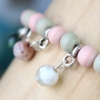 The summer colours of our natural stone beads are just perfect for summer jewellery with a modern look!