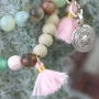 The summer colours of our natural stone beads are just perfect for summer jewellery with a modern look!