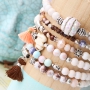 Be the queen of the night and create trendy jewellery with our melange glass beads!