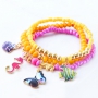 These colourful charms finish of your piece of summery jewellery