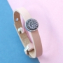 Fun Cuoio bracelets for the little ones with bright Polaris Elements cabochons