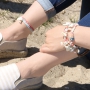 Complete your beach look with homemade jewellery made of bright coloured marvelous shell beads!