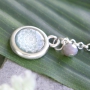 Create striking keychains with DQ leather in different prints and our marvelous mandala design cabochons