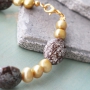 Wow! Trendy jewellery in gold, made with sale items!