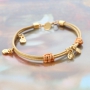 Make cute bracelets with the most pretty stringing materials and new DQ metal items
