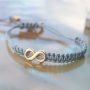 Make cute bracelets with the most pretty stringing materials and new DQ metal items