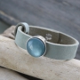 Get inspired by these pretty Cuoio bracelets with Polaris Elements cabochons and DQ metal sliders