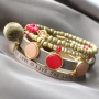 This jewellery with rocailles and stainless steel is on trend! 