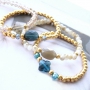 Get shiny! Bracelets with fashion facet & new wire guardians