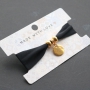 Create lovely bracelets with elastic Ibiza ribbon for your winter look!