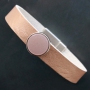 Metallic Cuoio bracelets and DQ metallic leather bracelets for the upcoming Holidays