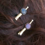 Create your own trendy items with these BQ metal items with settings for cabochons.