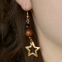 Sparkling earrings & bracelets with new acrylic beads glitter 
