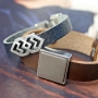  Jewellery for men with natural stone lava beads, wooden beads, Cuoio and Divino!