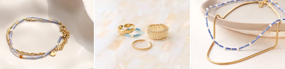 Glass seed beads Special Bugles