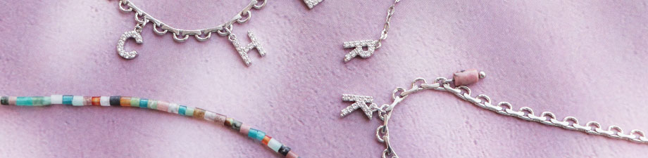 Cubic Zirconia charms and connectors