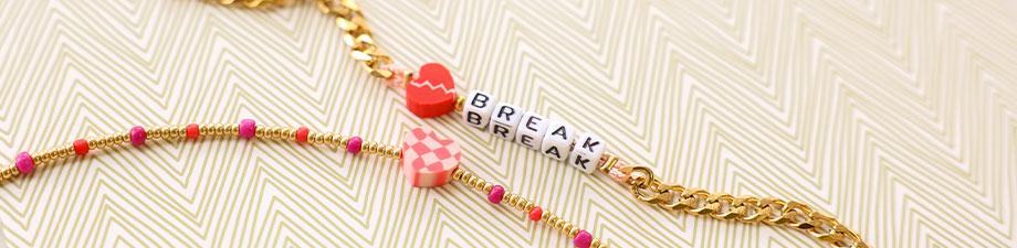 New in! Cheerful polymer beads 