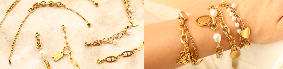 Stainless steel bracelets and bracelet helper tool Stainless steel bracelets and bracelet helper tool