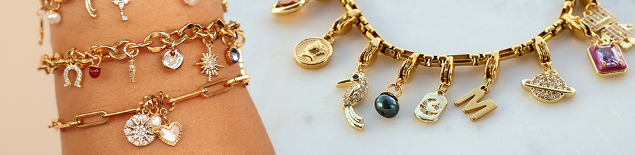 New collection Brass TQ metal charms and connectors