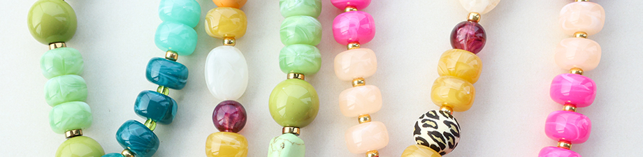 New series of acrylic disc beads