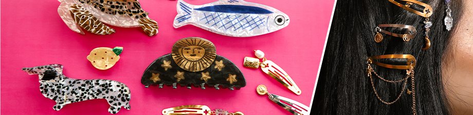 New series of hair clips and hair clamps