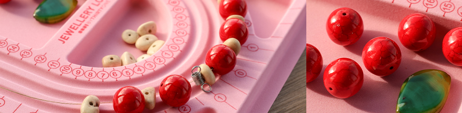 Beautiful ceramic beads collection