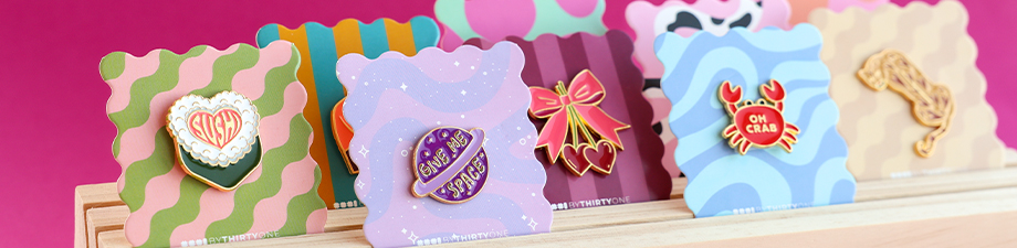 Trendy BY31® jewellery cards with pins Trendy BY31® jewellery cards with pins