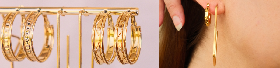 Shop now! New stainless steel earrings