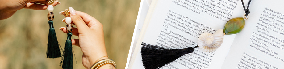 New collection of 8 cm tassels New collection of 8 cm tassels