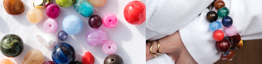 New collection of acrylic beads New collection of acrylic beads